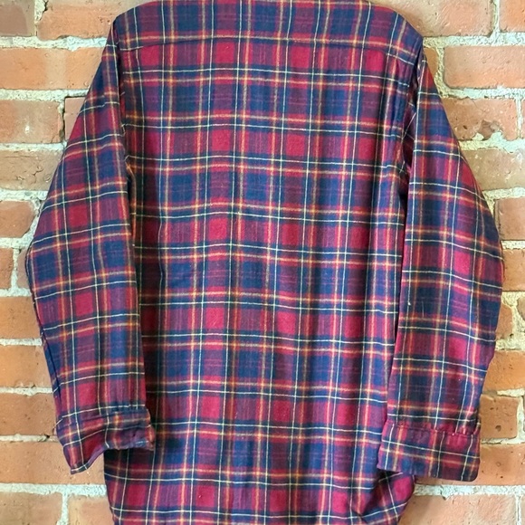 Woolrich Classic Red and Navy Plaid Jacket - Picture 2 of 3
